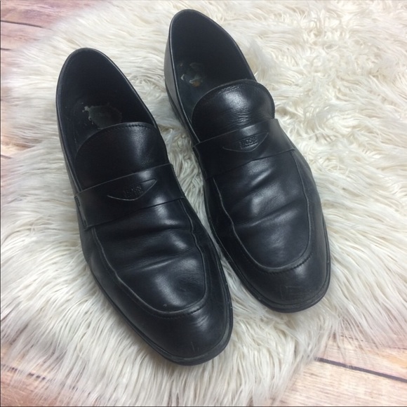 Hugo Boss | ‘Calid’ Black Leather Loafers Shoes main image 4